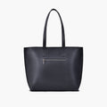 Black Long-Handle Zip-Top Tote — view 1