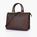 Espresso Checkered Zip-Top Handbag — view 1