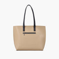 Oat Cream Long-Handle Zip-Top Tote — view 1