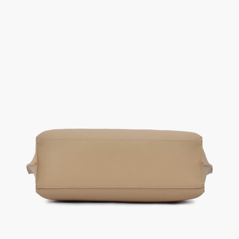 Oat Cream Long-Handle Zip-Top Tote — view 5